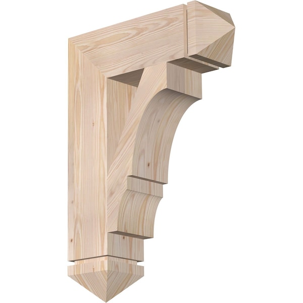 Ekena Millwork Balboa Arts & Crafts Smooth Bracket, Douglas Fir, 5 1/2"W x 20"D x 28"H BKT06X20X28BOA03SDF - main